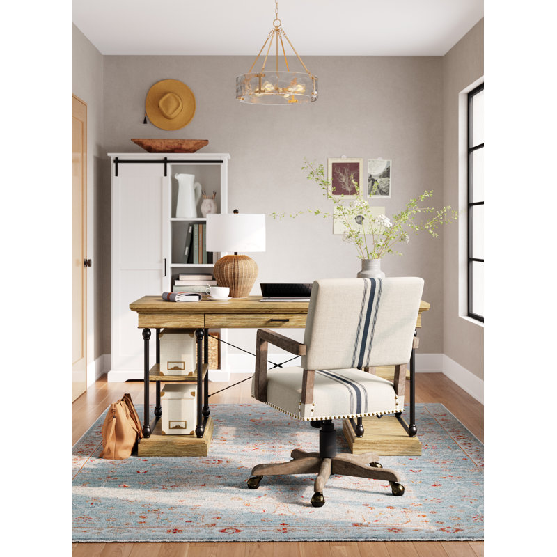 Lampe de table brune 23,5 po Carlita