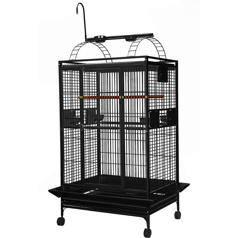 Cage de jeu X X Large noir, Noir