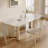 Rectangular marble dining table-1602753370