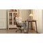 Fauteuil de bureau ergonomique avec accoudoirs, cuir synthétique ou suède, pivot réglable pour la maison, le dortoir, le meuble-lavabo et le bureau-1485748143