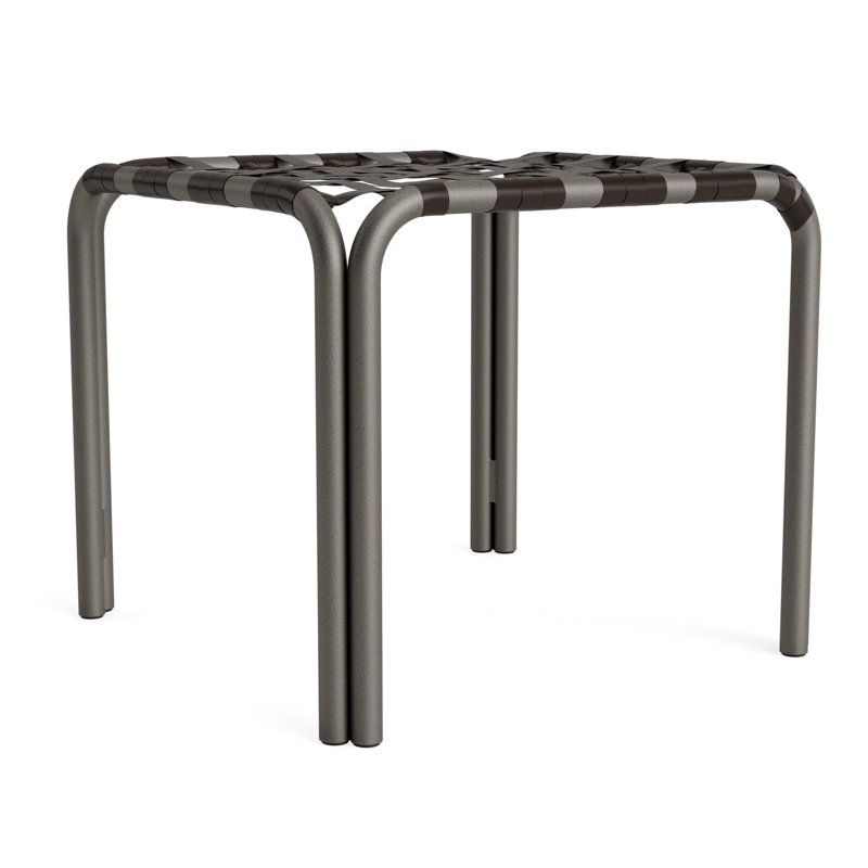 Kantan Outdoor Square Side Table, Mica, Coffee