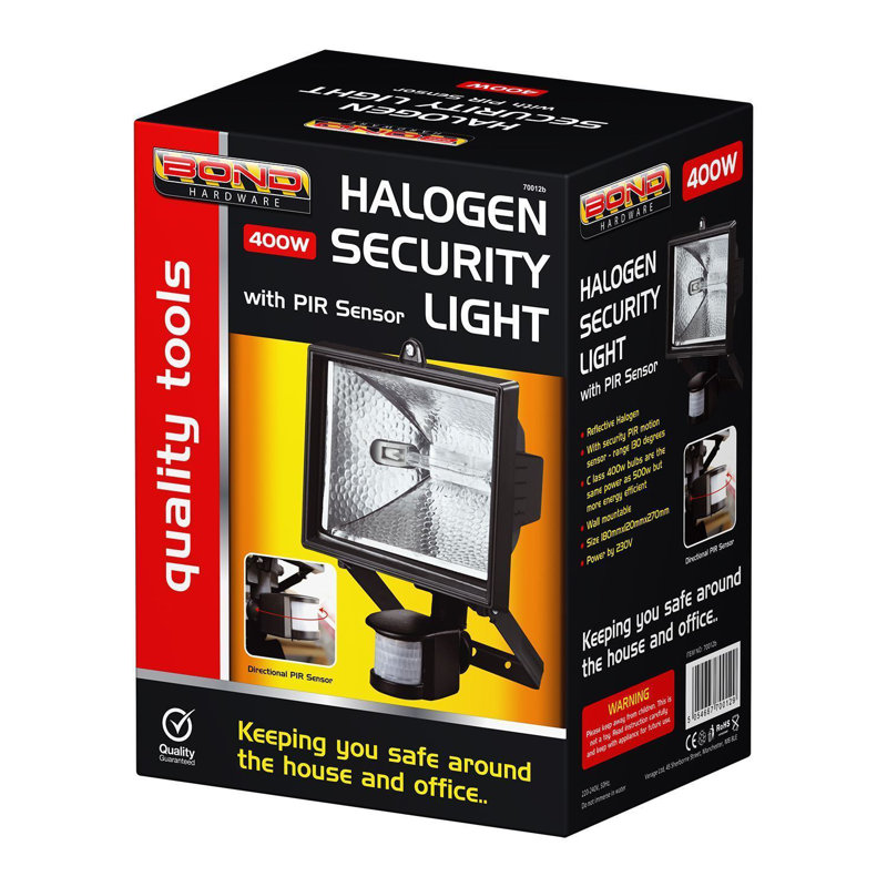 Security Light Aluminium Halogen Floodlight
