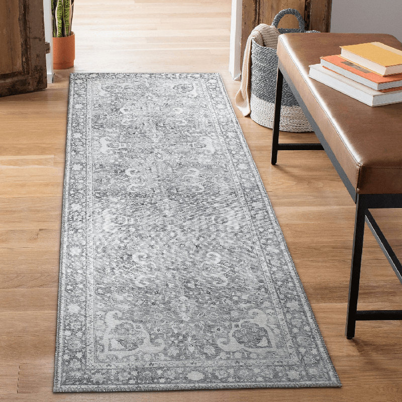 Cordella Traditional Floral Medallion Indoor Area Rug, Runner 2'6" x 7'6"
