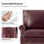 Chaise d'appoint en cuir véritable Wajeeh -1006604885