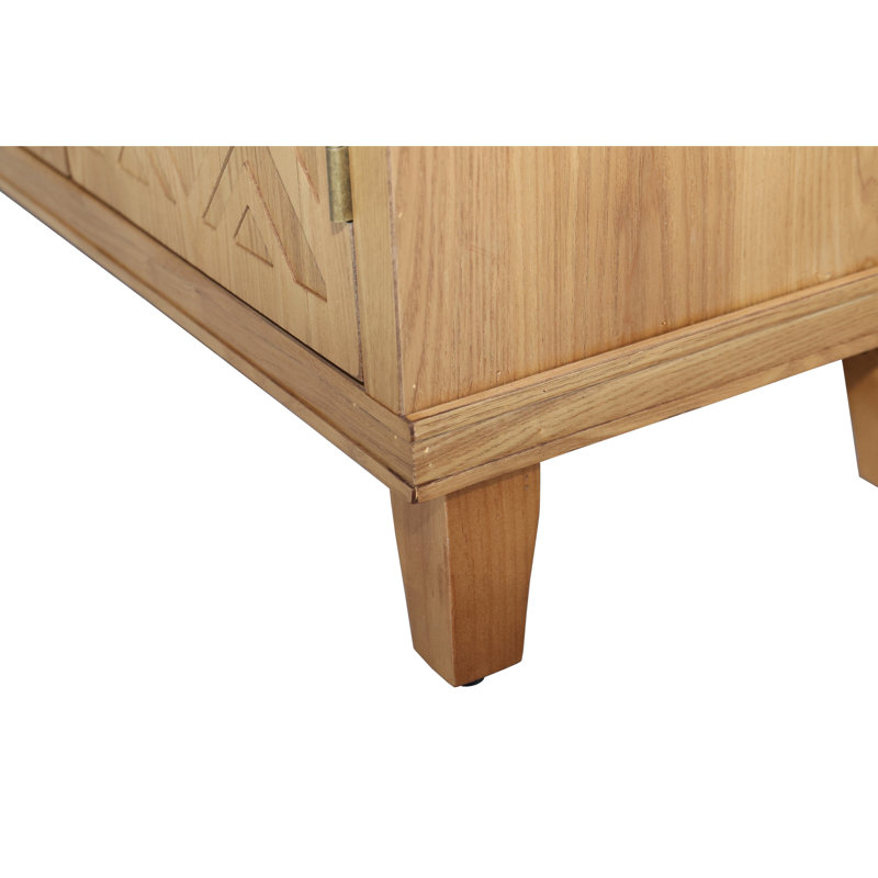 Buffet de 59 po de style américain avec rangement pour vases et décorations de salon, installation d'articles de cafetière
