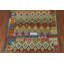 Tapis géométrique en laine Kilim