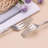 20-Piece Stainless Steel Silverware Set, Matte Satin Finish, Dishwasher Safe Flatware For 4