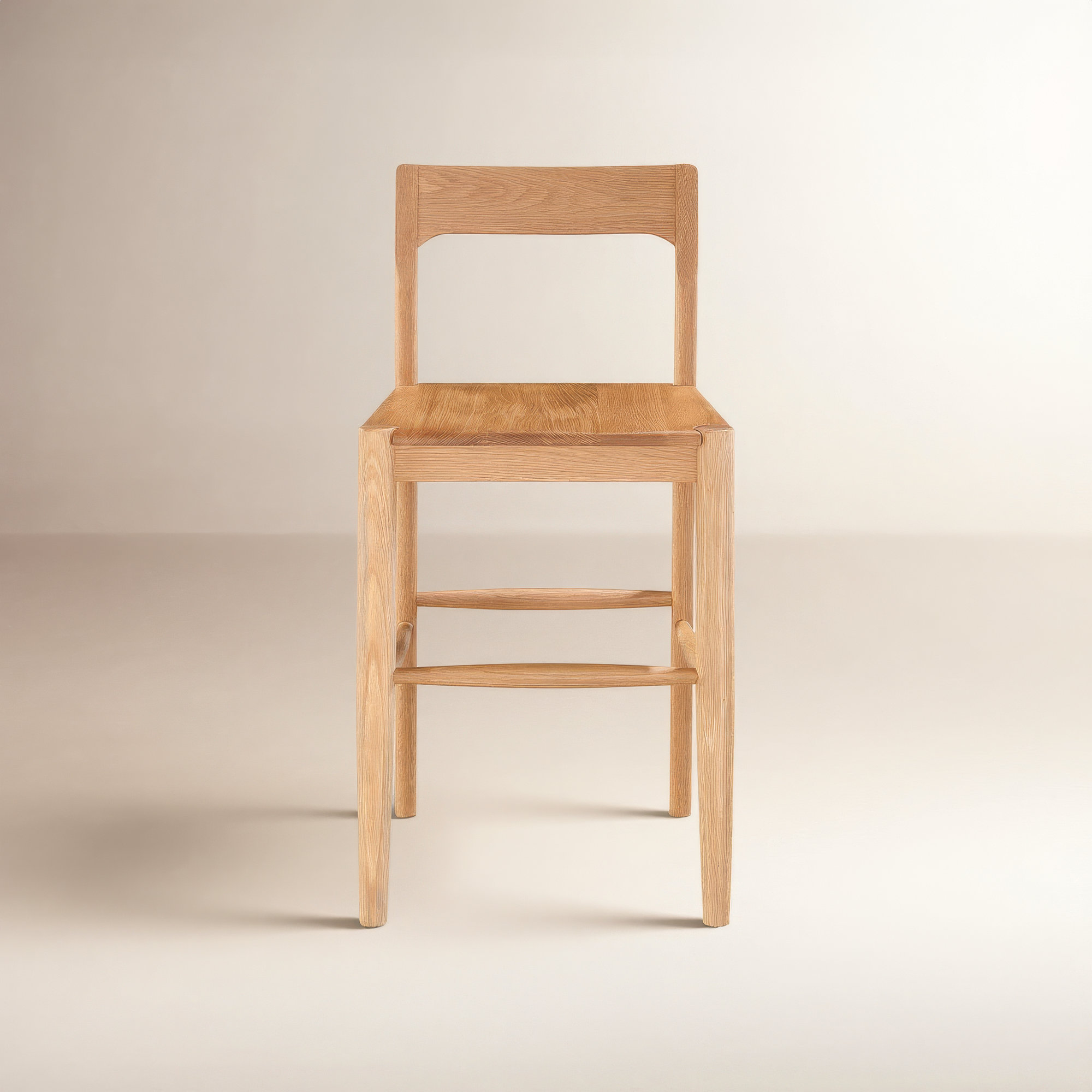 Krieger Bar and Counter Stool, Counter Stool (26" Seat Height), Natural