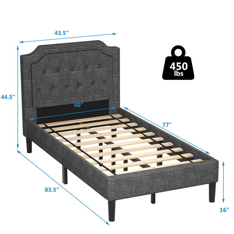 Calvino Upholstered Platform Bed