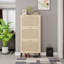 Range-chaussures 3 portes Natural Rattan