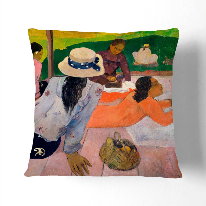 The Siesta Scatter Cushion with Filling, 40cm H x 40cm W x 15cm D, White