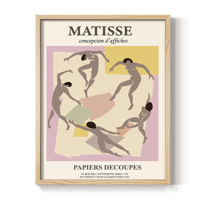 Matisse CXXIII Framed Print Framed Print - Solid Wood, 11" H x 9" W