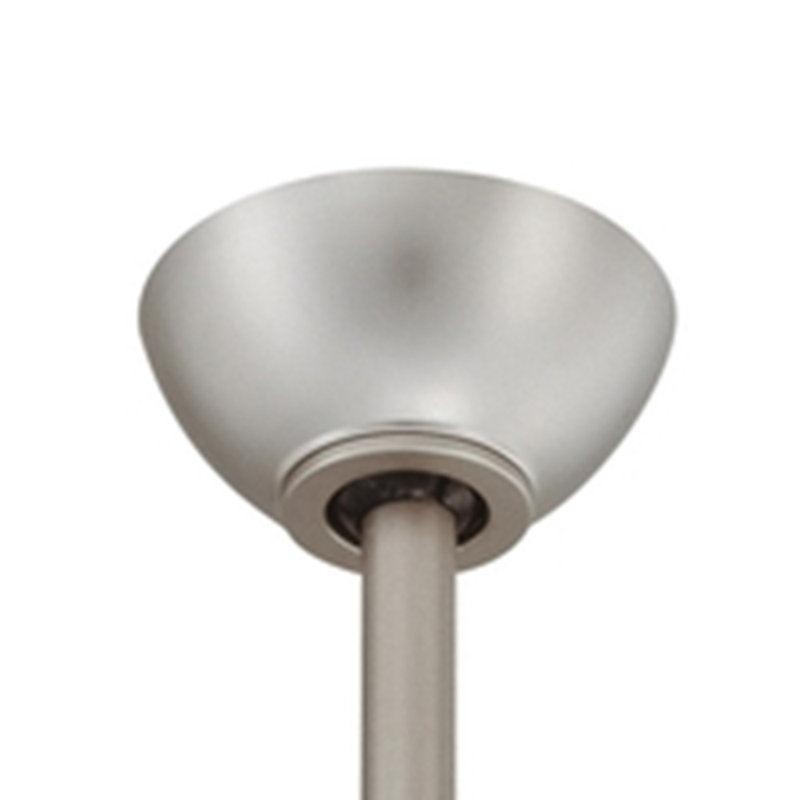 Auvent de plafond incliné 29 degrés Atlas, Nickel brossé