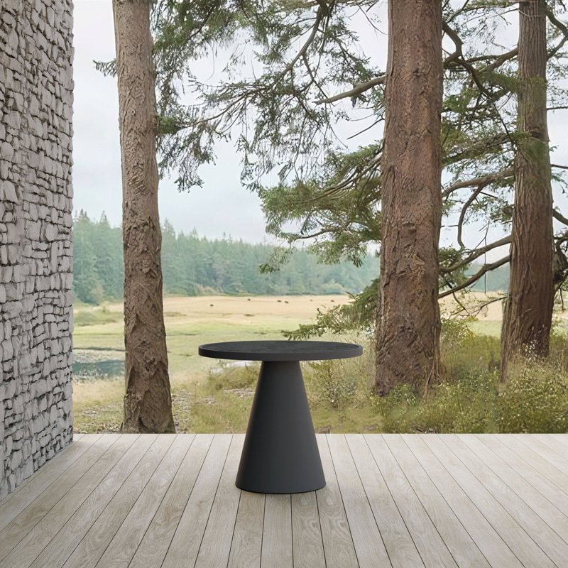 Leon Dining Table Dekton Top, Charcoal, Micron