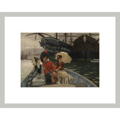 Portsmouth Dockyard by James Tissot -Framed Giclee Print