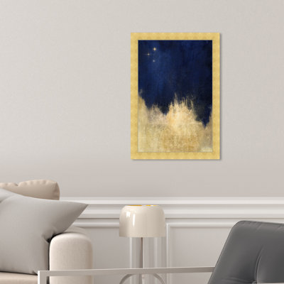 Blue And Gold Shades by Oliver Gal - Print