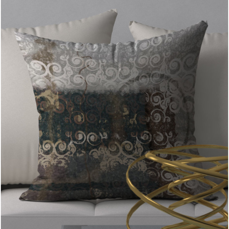  Coussin carré et insert de housse, 24 po x 24 po