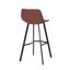 Fulcher Upholstered Counter Stool with Metal Frame-26000976