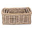 Rattan 4 Piece Storage Basket Set