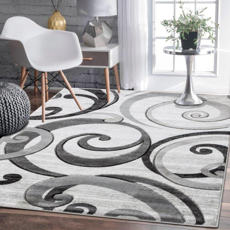 Mccrary Abstract Indoor Rug, Rectangle 5' x 7' 