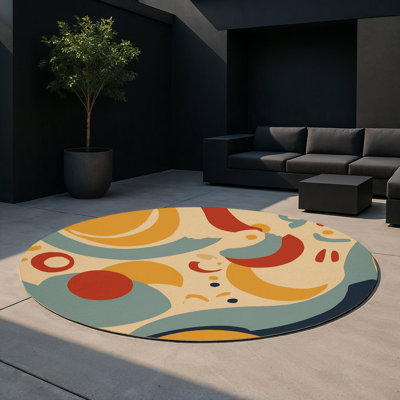Tapis intérieur et extérieur Funky Ripple