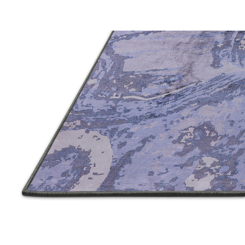 Tapis abstrait bleu, Rectangle 2 pi x 3 pi