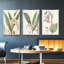 «Soft Tropical I», ensemble de 3 toiles encadrées-97710860-97710859