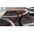 Weekes Performance Area Rug in Gray/Red/Black-1105386887
