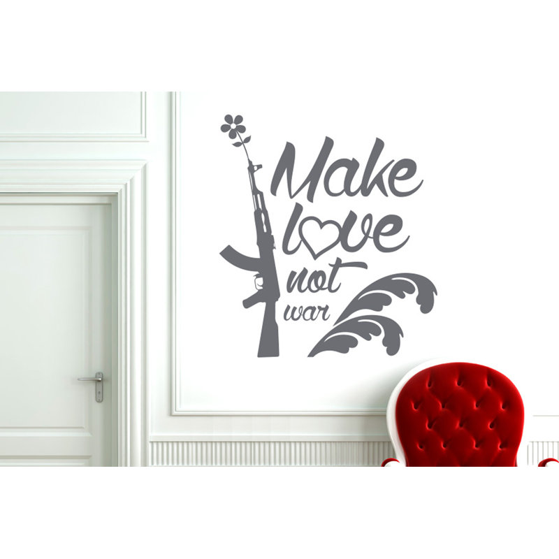 Wall Decal, Grey, Large