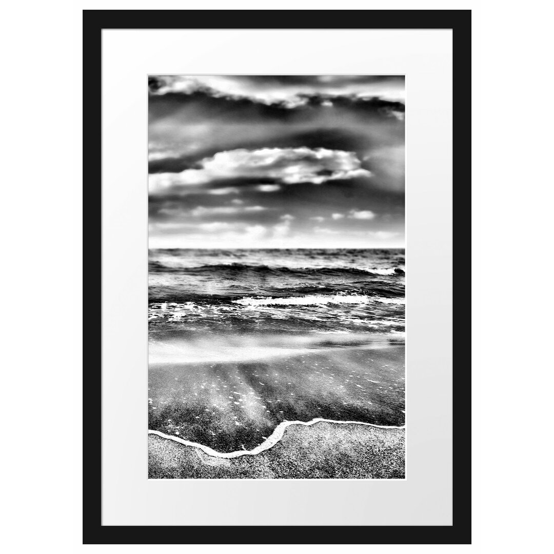 Gerahmtes Poster Sonnenschein Beach Strand Himmel