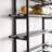 Cave Modern Round Metal Stock Wall-Mounted Wine Rack 12-Bottle in Black-1637672086