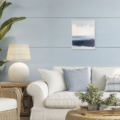 Giclée de cadre marin abstrait Lunetta, design par Amanda Tsoukanelis