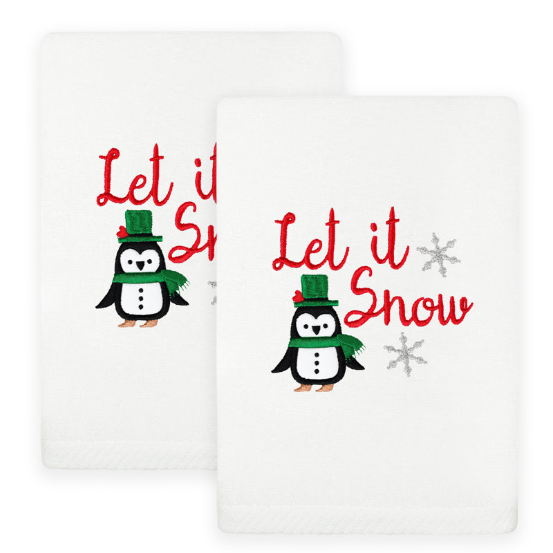 Midweight Hand Towel, White