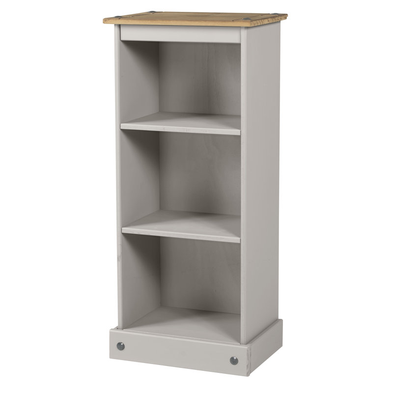 Palmea 104cm H x 46cm W Standard Bookcase, Grey