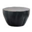 Round Black Aluminium Coffee Table