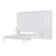 Lit escamotable encastré avec placard, pour un espace de vie compact et des solutions de rangement améliorées.