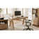 Radnor 3 Piece Configurable Rectangular Writing Desk Office Set