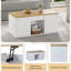 White Lift-Top Coffee Table with Storage