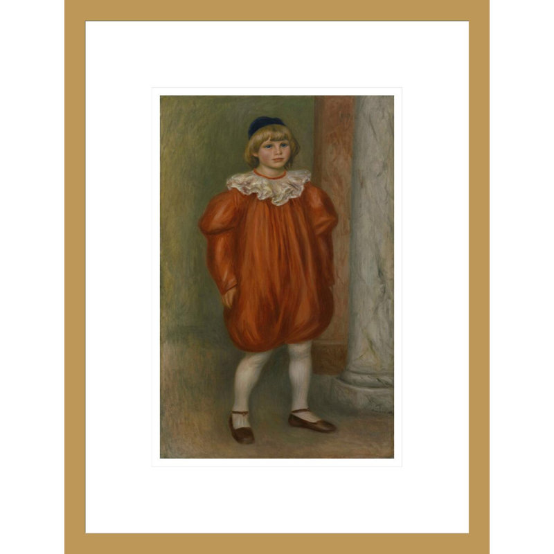 Le clown (Le Clown) Pierre-Auguste Renoir - Impression giclée sur cadre, H 16,75 po x l 12,84 po