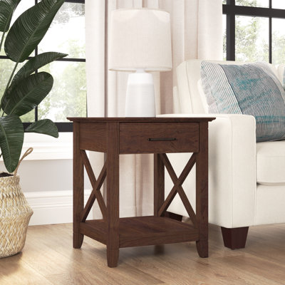 Table de bout avec rangement Huckins
