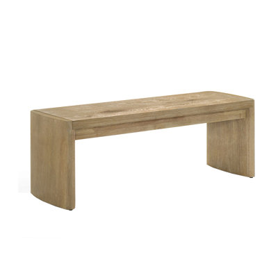 Wooden Oak Finish 50.5"W Dining Bench
