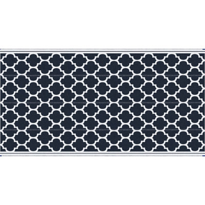 9' X 18' Reversible Outdoor Rug, Waterproof Portable Camping Rug With Carry Bag. Blue & White Floor Mat For Backyard, Deck, Picnic, Beach. And Stylish Patio 18', Plastic Straw Rug. Bag, Versatile Use