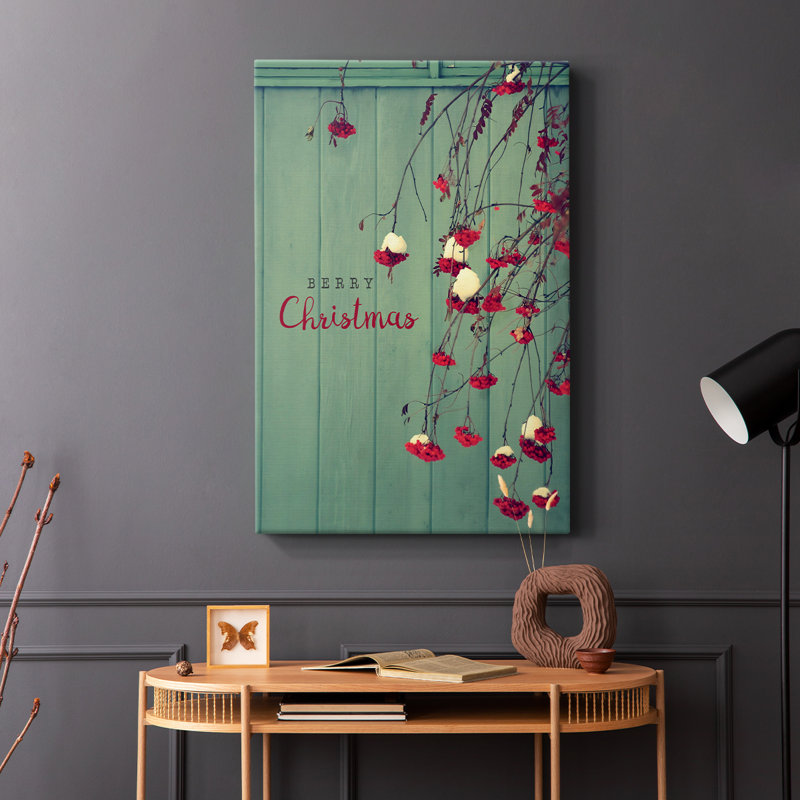 Berry Christmas - Cavas enveloppés de galerie, H 18 po x l 12 po