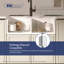 Oslo 32" W x 19" D Double Bowl Fireclay Undermount/Drop-In Kitchen Sink in White with Accessories