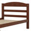 Lit plateforme simple avec rangement en bois massif Granita-507456238