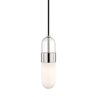 Luminaire suspendu cylindrique à 1 lumière Emilia