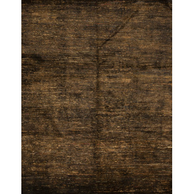 Silk Area Rug in Charcoal