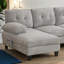 Canapé modulaire en U avec méridiennes doubles, poches de rangement et coussins d'accoudoirs-1471980498