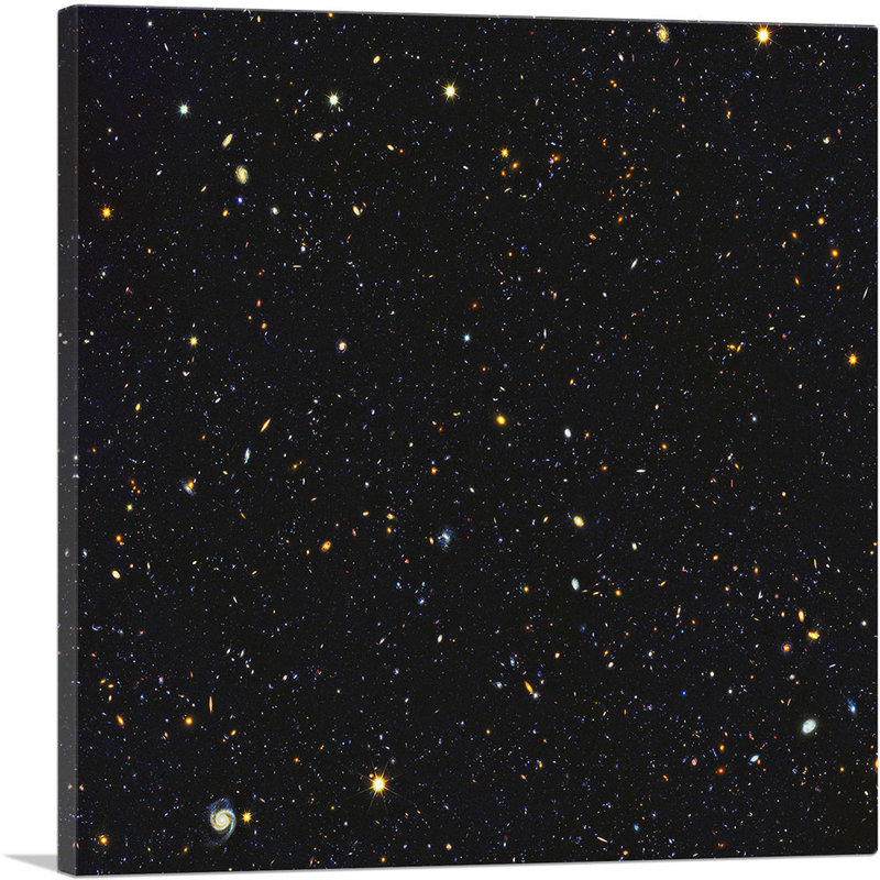 «Nasa Hubble Telescope Extreme Deep Field», reproduction de photo sur toile tendue, H 36 po x l 36 po x P 0,75 po