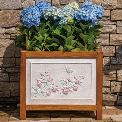 Chinese courtyard outdoor garden planter box